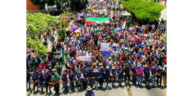 Minga indígena del Cauca se va para Bogotá | Noticias de Buenaventura, Colombia y el Mundo