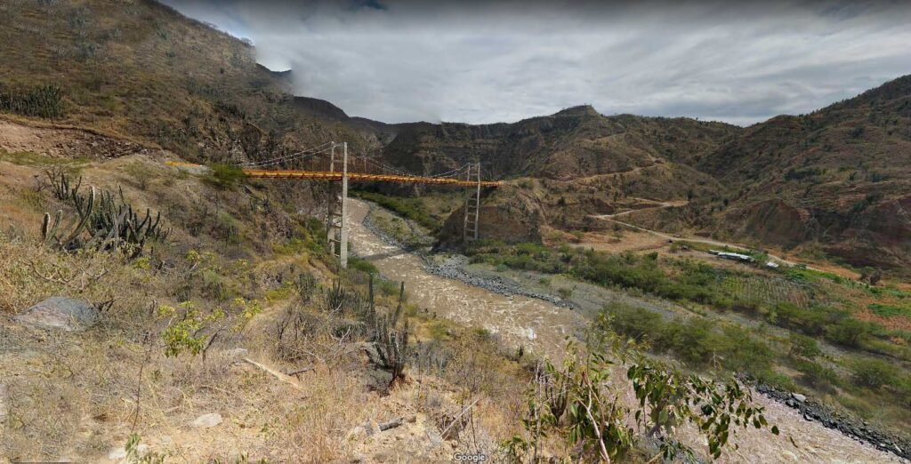 Puente Guambuyaco, entre El Peñol y Taminango