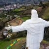 El Cristo Redentor, al fondo Ospina