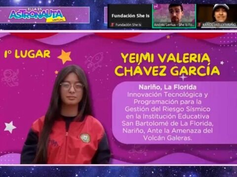 Estudiante Yeimi Valeria Chávez García