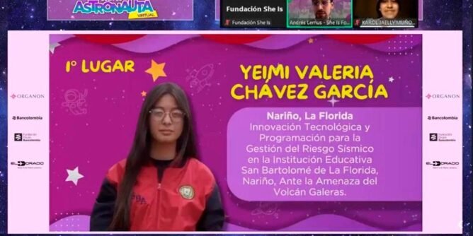 Estudiante Yeimi Valeria Chávez García