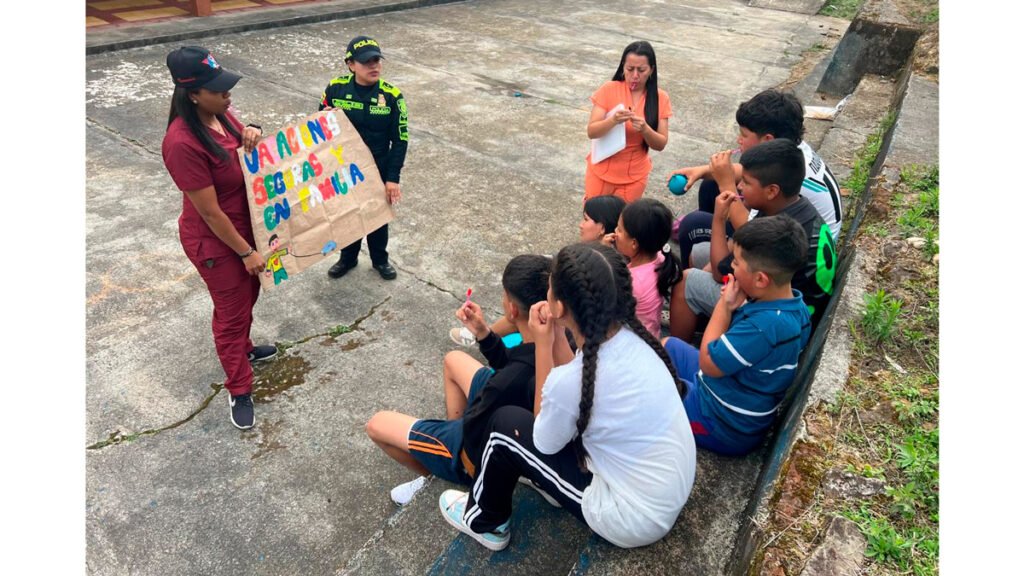 Actividad Policía en Sandoná