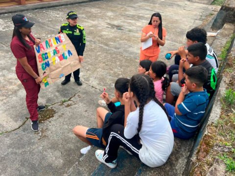 Actividad Policía en Sandoná