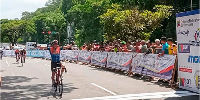 Cristian Camilo Tobar ganador de la séptima etapa de la Vuelta a Venezuela