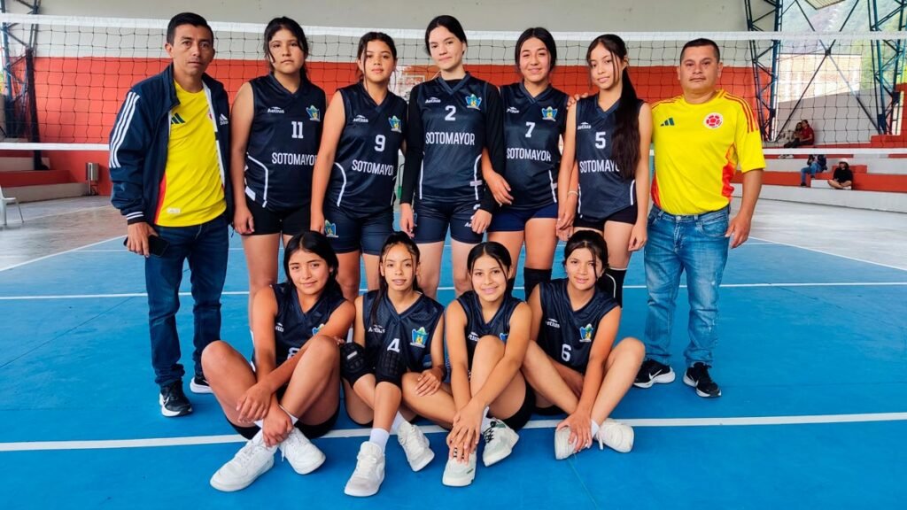 Equipo de voleibol prejuvenil de Los Andes