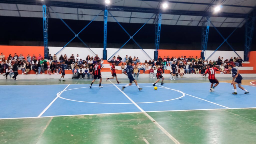 Partido de microfútbol en Sandoná