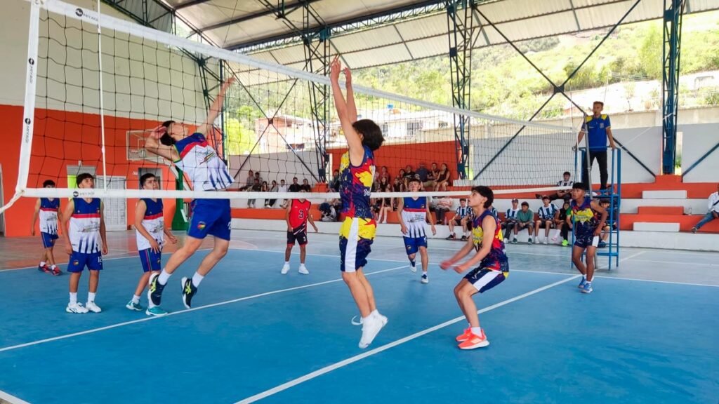 Partido de voleibol masculino