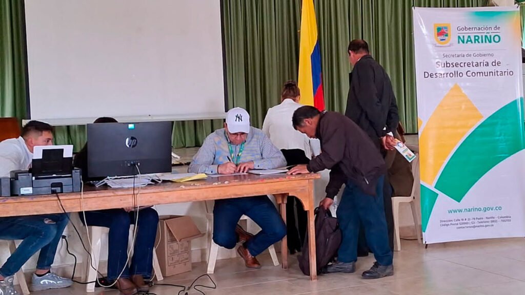 Capacitación de juntas de acción comunal en varios muncipios de Nariño
