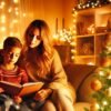 Familia en Navidad, con inteligencia artificial