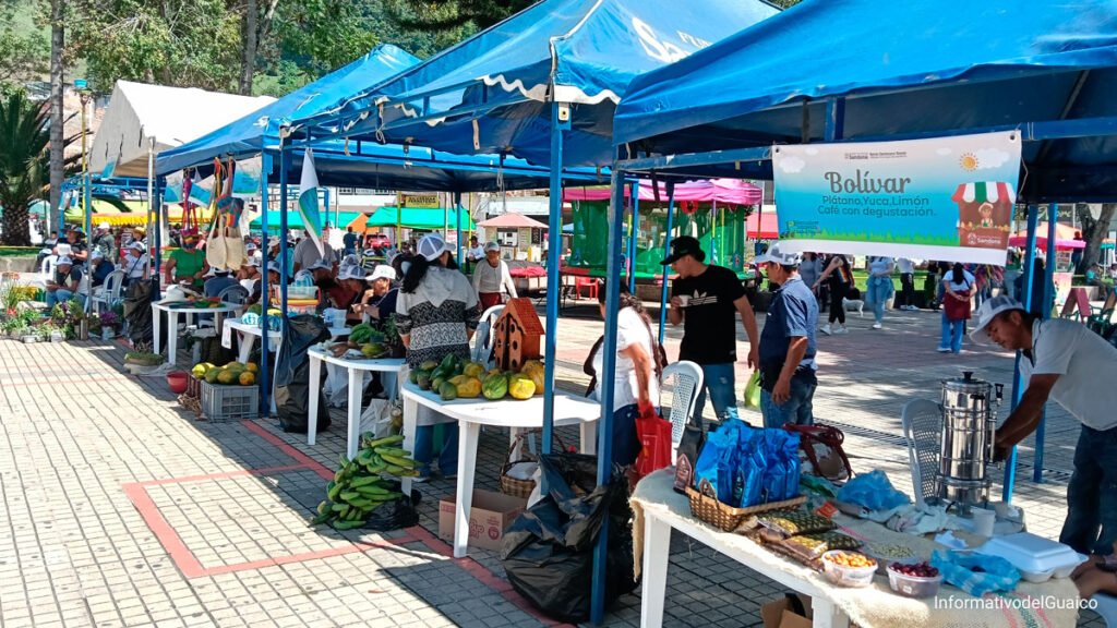 Mercado campesino en Sandoná