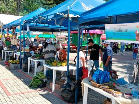 Mercado campesino en Sandoná