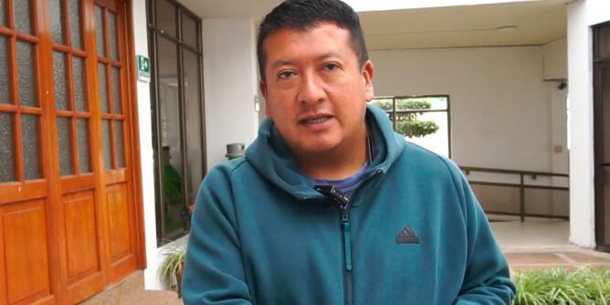 Miguel Ángel Botina, funcionario del Instituto Departamental de Salud Nariño