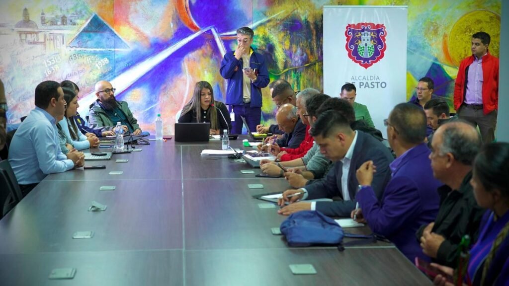 Reunión del director de la UNGRD con alcaldes de Pasto, Nariño y La Florida