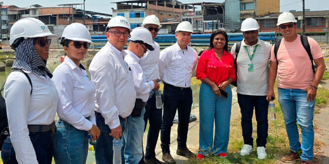 Responsables de la construcción del tanque elevado en Tumaco