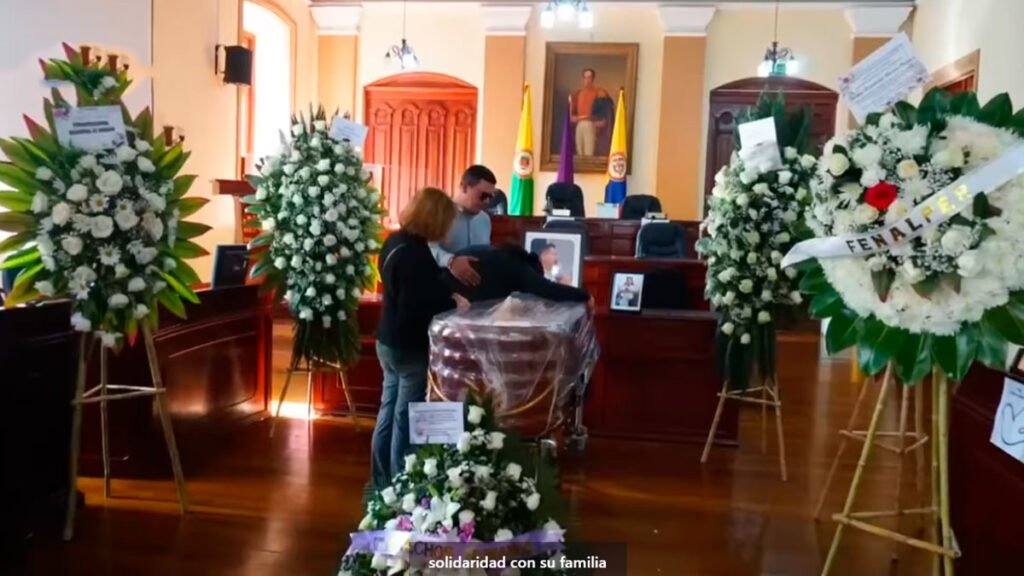 Velación de Jimmy Rosero en la Asamblea Departamental