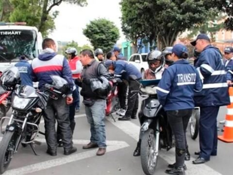 Motociclistas en Pasto