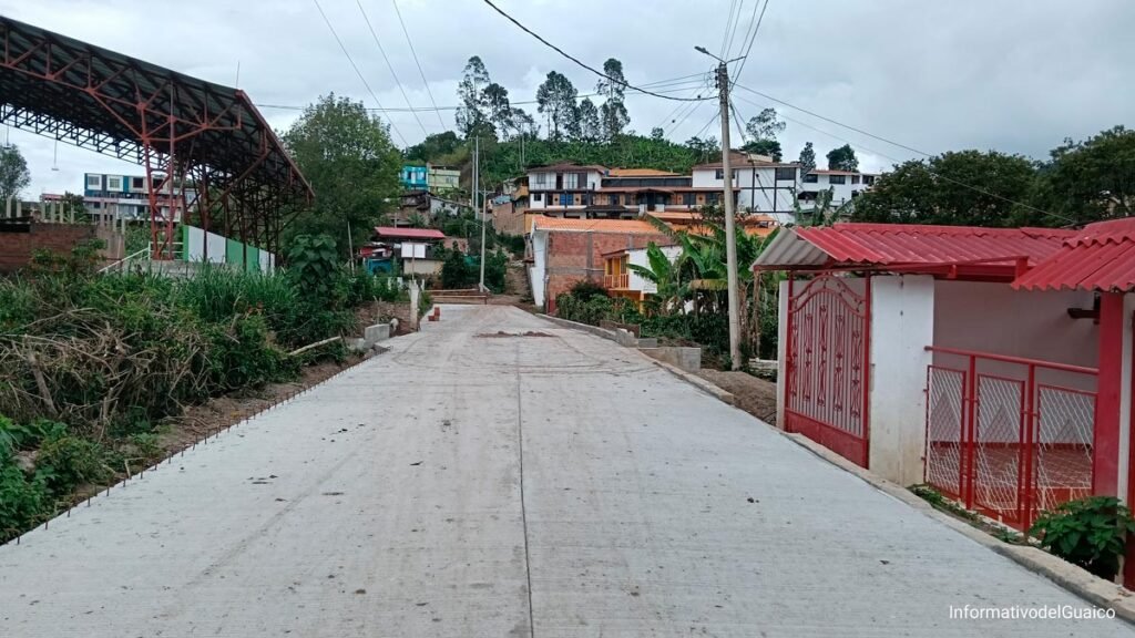 Pavimentación barrio Porvenir de Sandoná