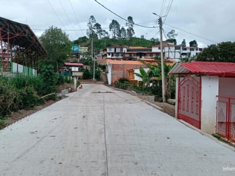 Pavimentación barrio Porvenir de Sandoná