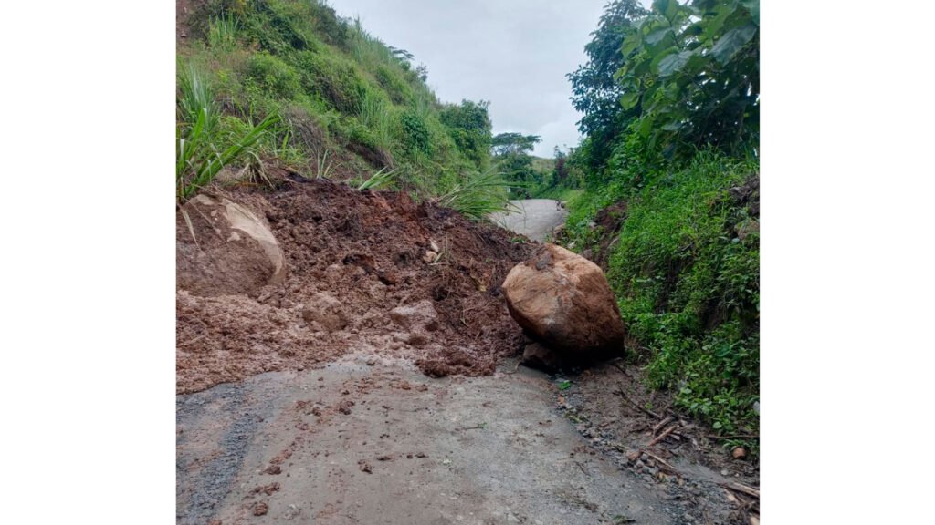 Deslizamiento vía Sandoná - Ancuya