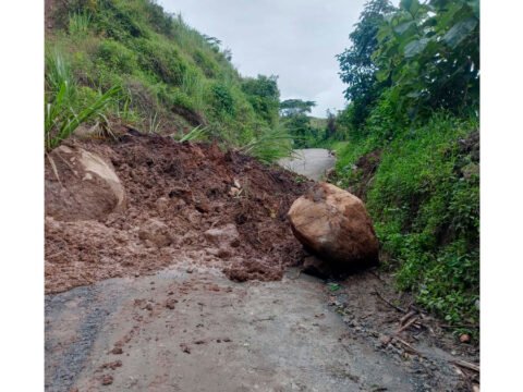 Deslizamiento vía Sandoná - Ancuya