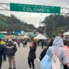 Protesta de comunidades indígenas en Rumichada, frontera de Colombia y Ecuador