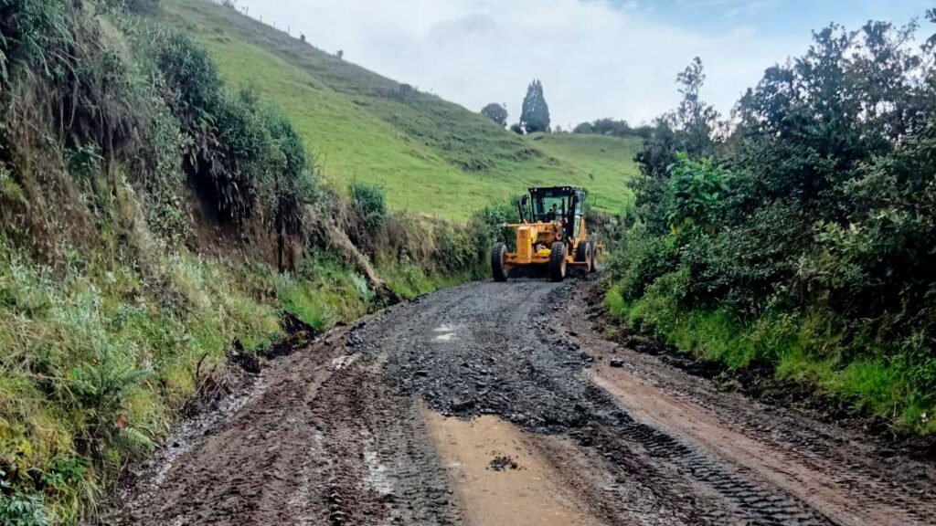 Recuperación de una vía en Nariño