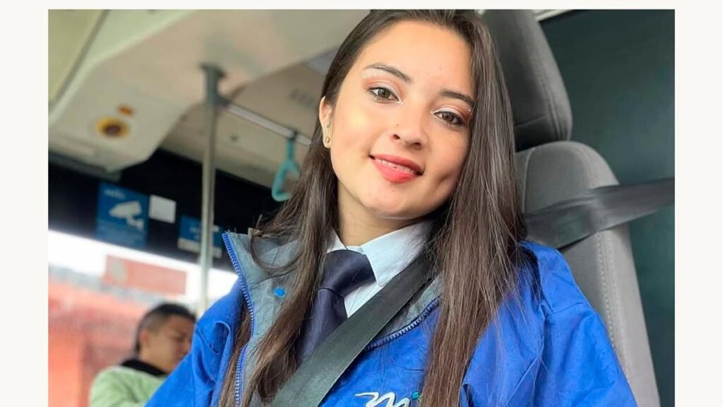 Sandra Campaña conductora del MIO en Cali