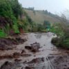 Fuertes lluvias en Nariño provocan deslizamientos e inundaciones en varios municipios Vía Túquerres - Pedregal
