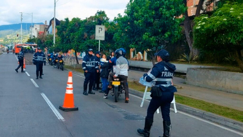 Agentes de tránsito de Pasto