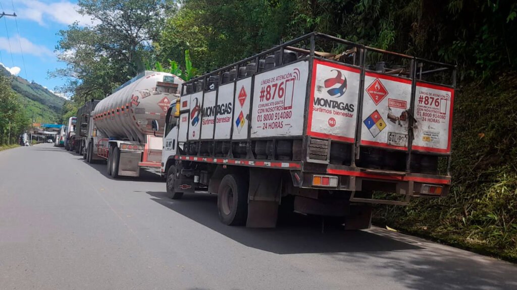 Bloqueo de la vía Pasto - Tumaco en Ricaurte