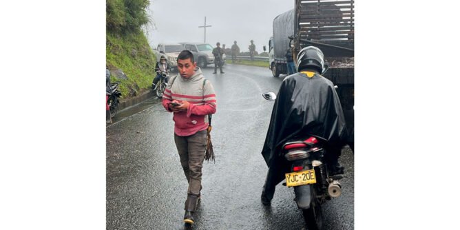 Cierre de la vía Circunvalar Galeras