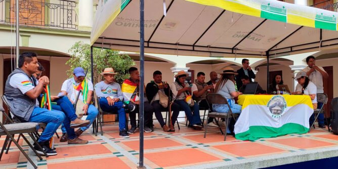 Comunidades Awá en la Gobernación de Nariño