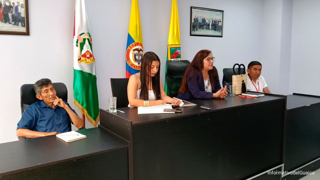 Mesa directiva del Concejo Municipal de Sandoná