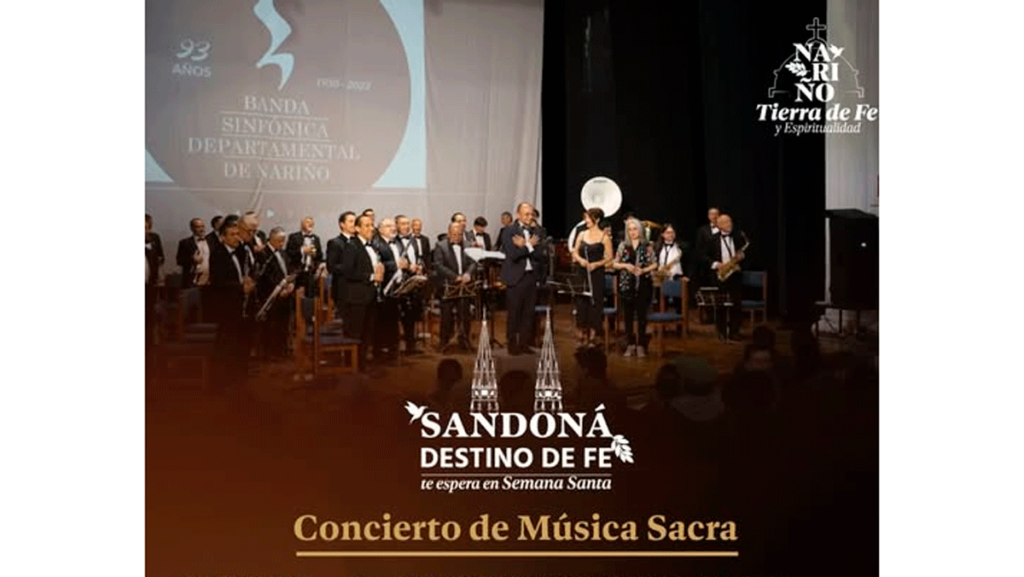 Concientro de música sacra en Sandoná