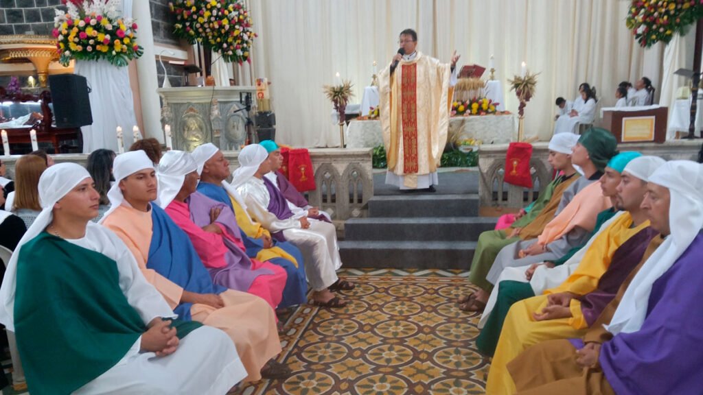Eucaristía de la Última Cena en Sandoná