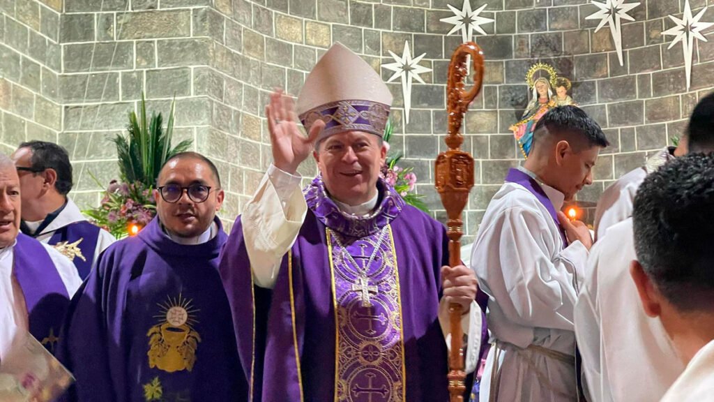 Monseñor Jaime Alberto Cabrera Arcos celebró eucaristía en Sandoná