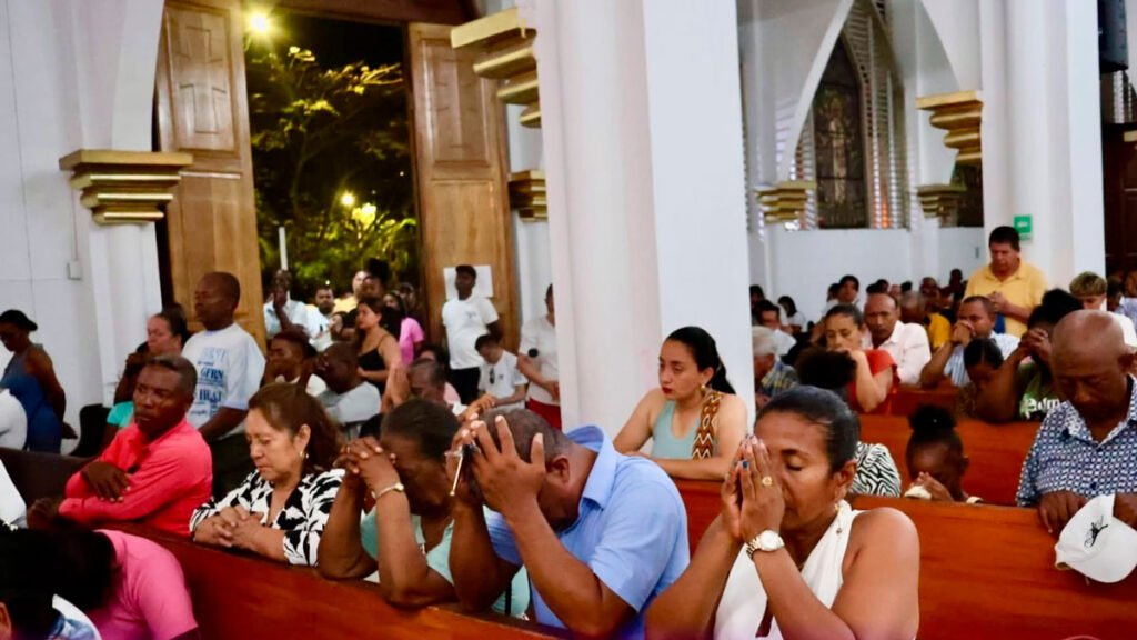 Peregrinos en Semana Santa en Nariño