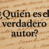 Quién es el verdadero autor