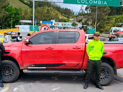 Recuperan vehículos hurtados en Ipiales y Samaniego gracias a operativos de la Policía y Fiscalía