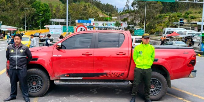 Recuperan vehículos hurtados en Ipiales y Samaniego gracias a operativos de la Policía y Fiscalía
