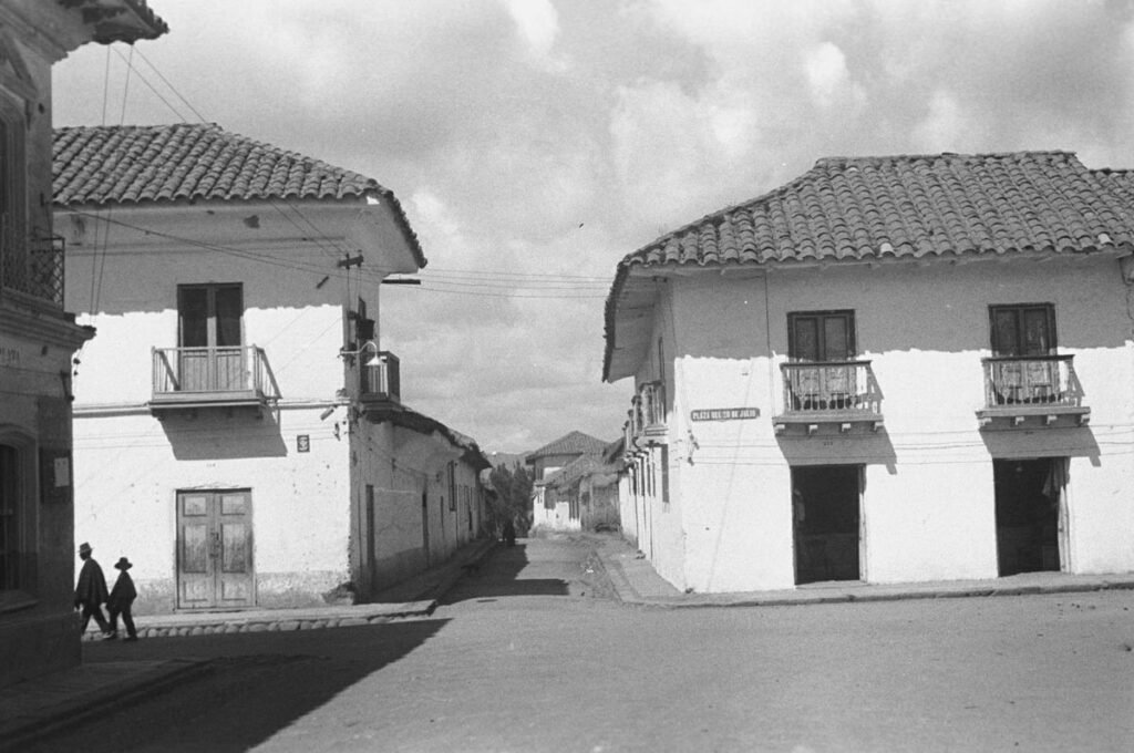 Casa de la familia Chaves Chaves de Ipiales tomada en 1940