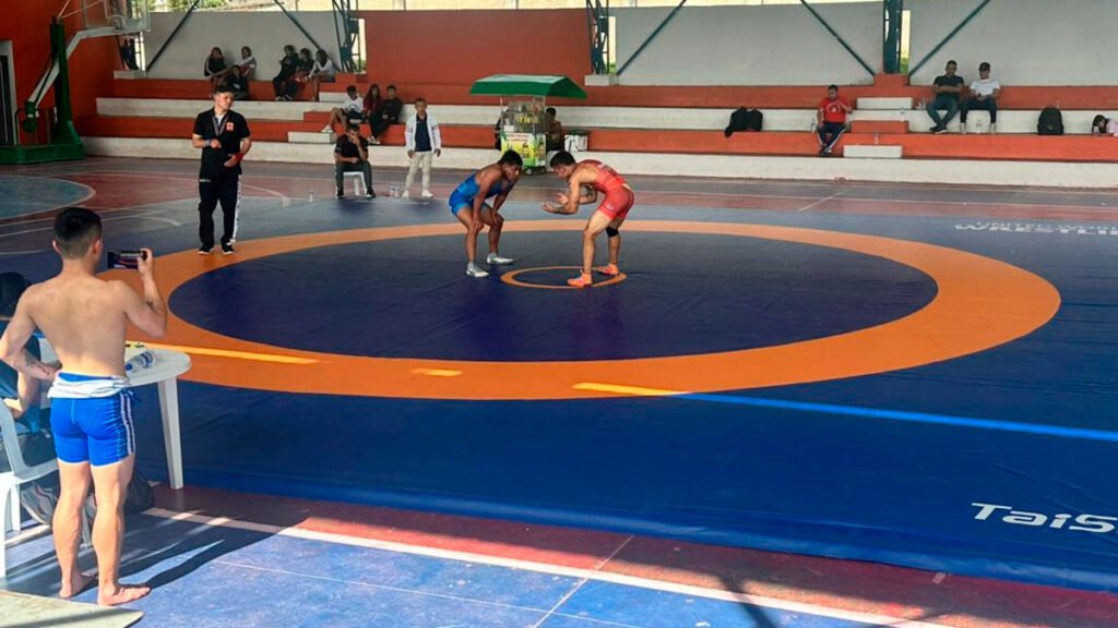 Chequeo de lucha olímpica en Sandoná