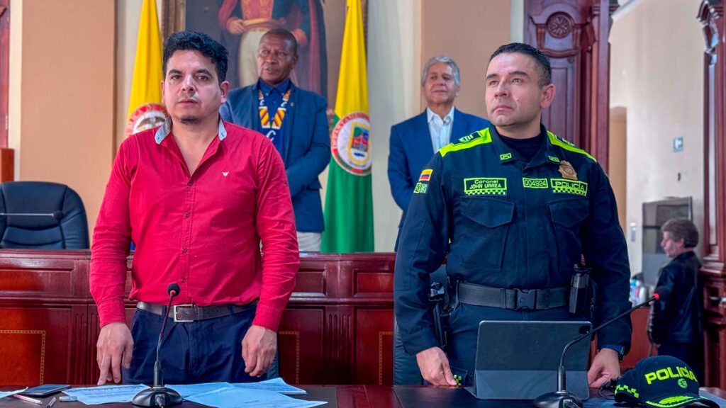 Comandante de Policía en la Asamblea de Nariño