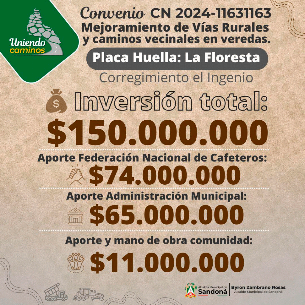 Convenio placa huella La Floresta, Plan Ingenio