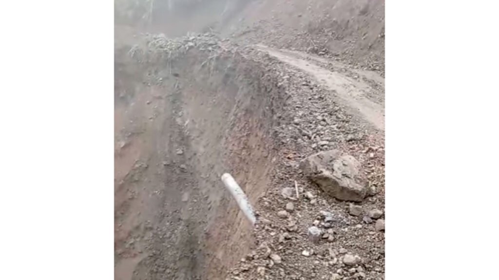 Deslizamiento afectó tubería del acueducto de Ancuya