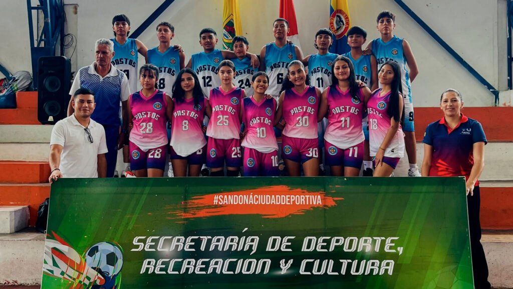 Inauguración de la XIV Copa Nacional de Baloncesto TYE sub 15 en Sandoná
