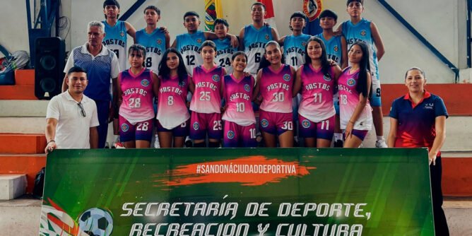 Inauguración de la XIV Copa Nacional de Baloncesto TYE sub 15 en Sandoná