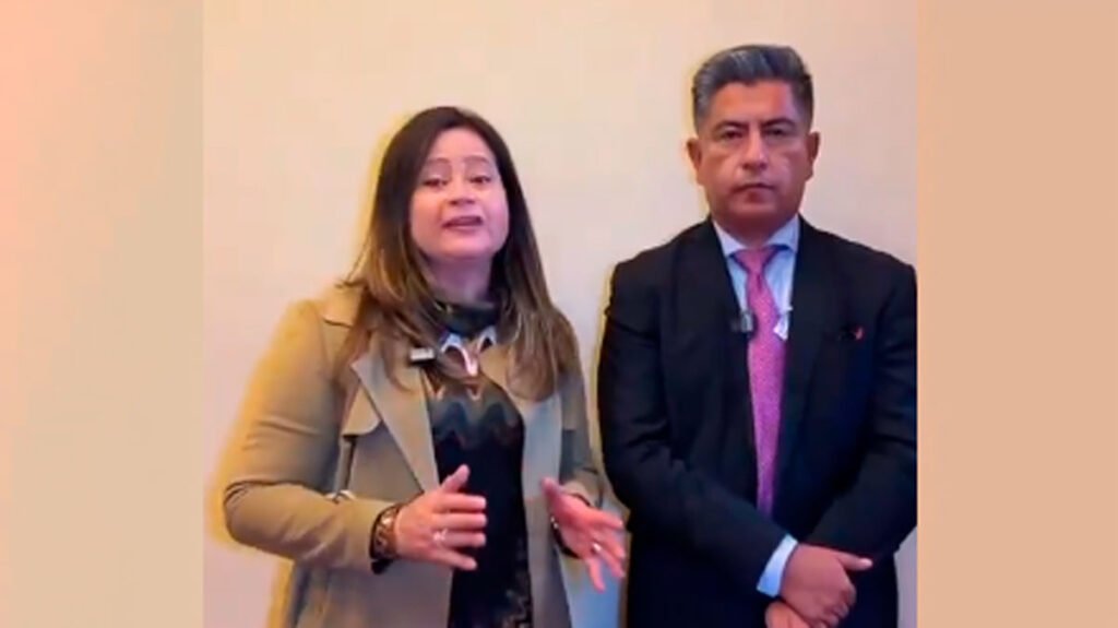 Ministra de transporte y director de Invías