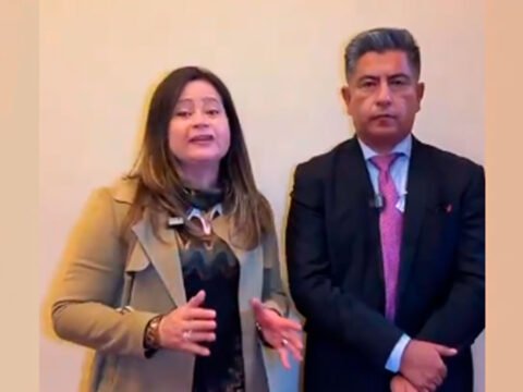 Ministra de transporte y director de Invías