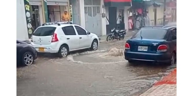 Colapso del sistema de alcantarillado en la calle 7 de Sandoná